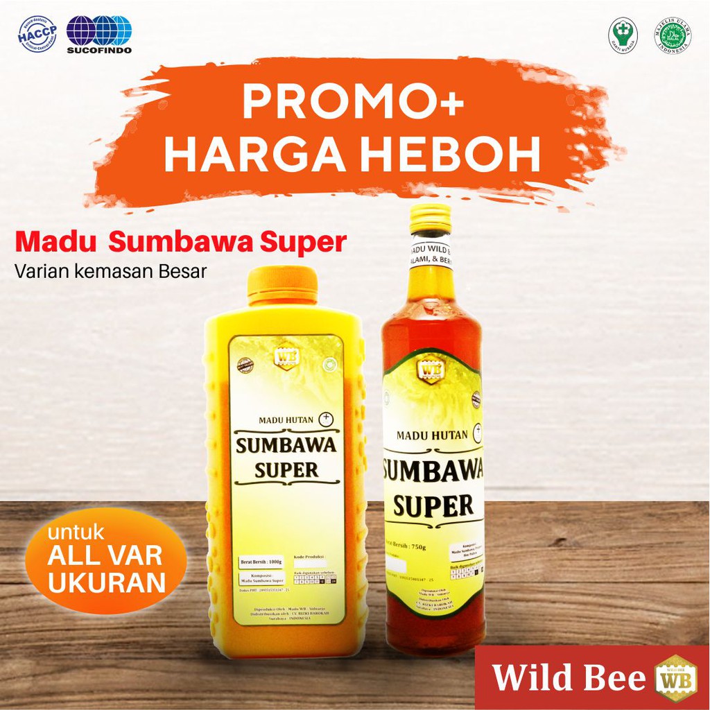 

Madu Sumbawa Super / Lebah Apis Dorsata -Garansi Asli - Wild Bee