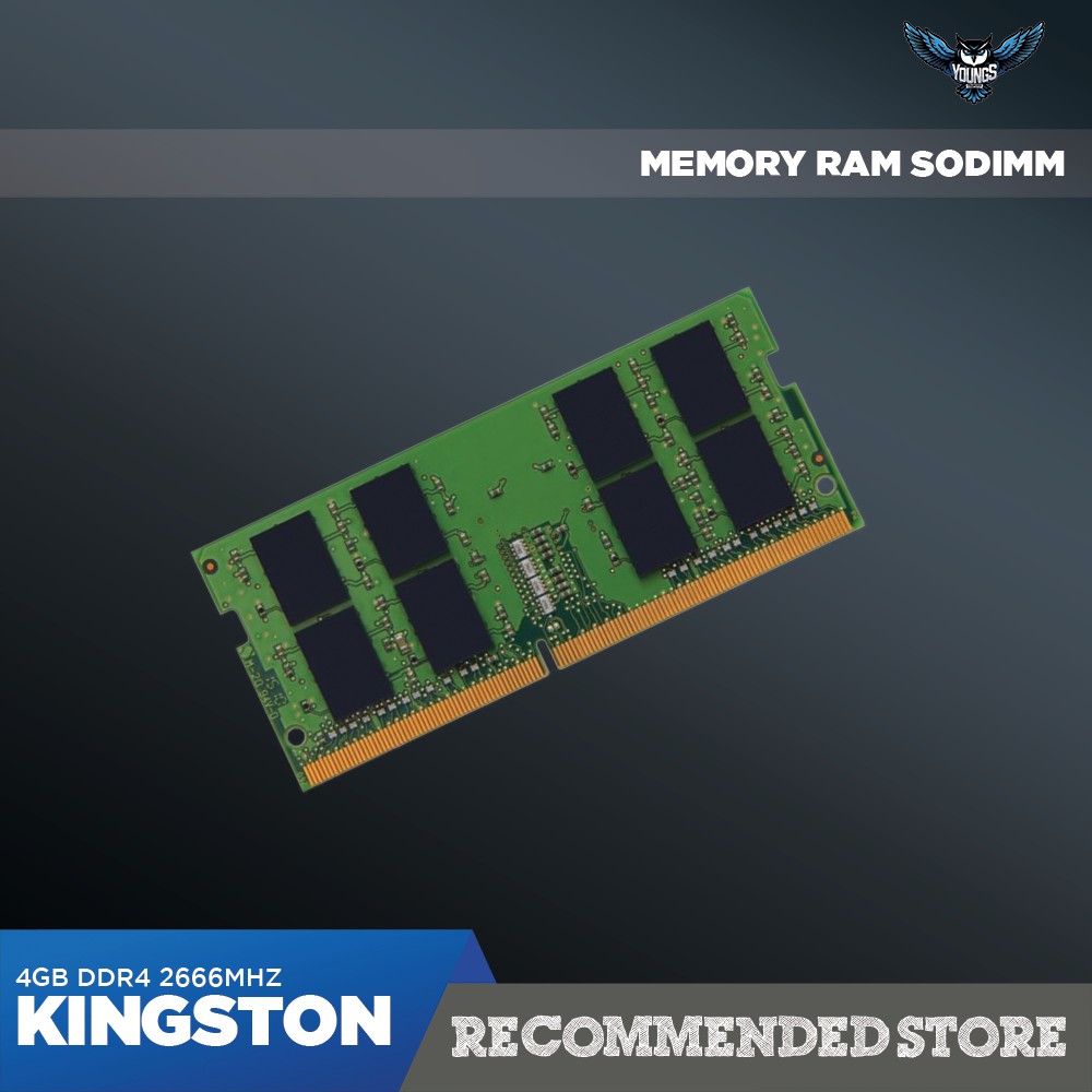 Ram Laptop Kingston Value 4GB DDR4 2666 SODIMM Garansi Resmi Memory Memori