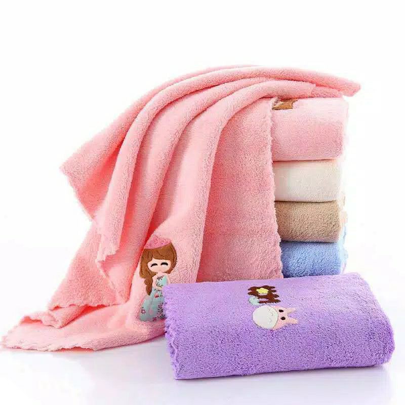 Handuk Micro Halus Kecil Handuk Micro baby 35x75 Handuk bayi karakter Handuk bayi kecil kimono