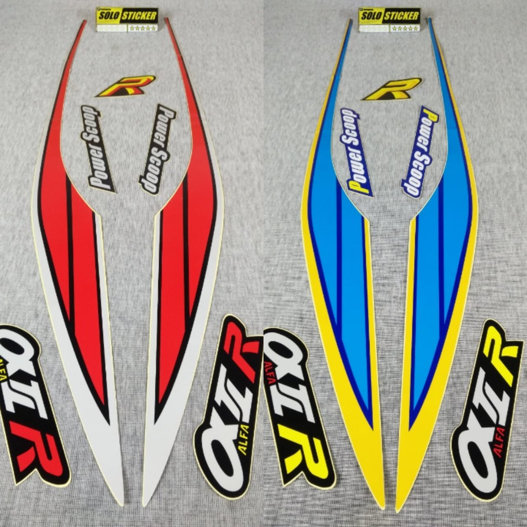 BISA COD Striping Sticker Standar Motor Yamaha Alfa 1992 1993 Shopee Indonesia