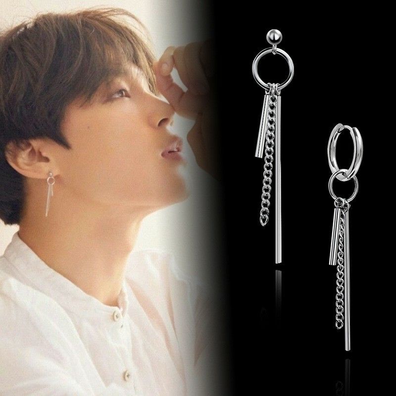 ANTING JEPIT PRIA // ANTING KLIP MODEL KOREA // ANTING ANAK PUNK // TANPA TINDIK