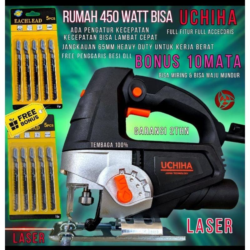 jigsaw gergaji kayu potong  besi japan merk uchiha  promo terbatas promo