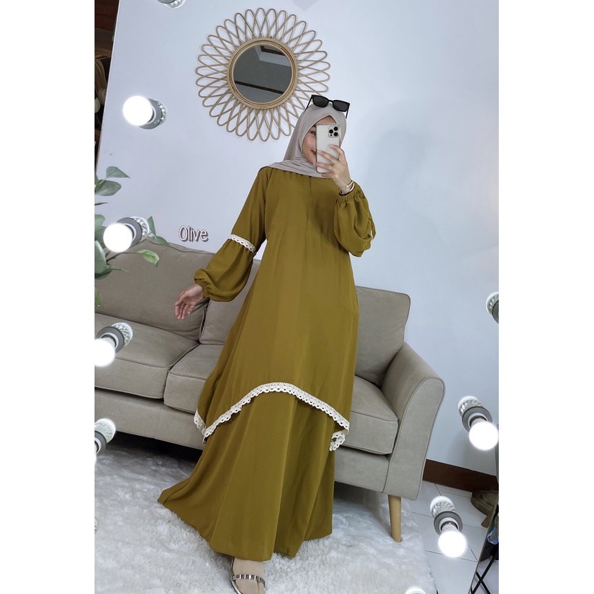 Gamis Malaysia Renda Model Terbaru