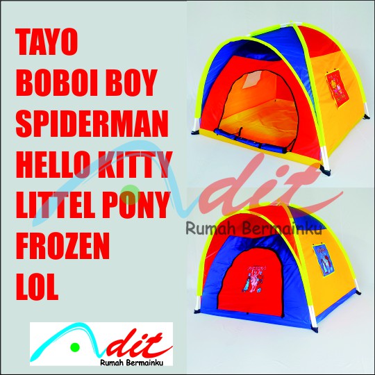 Tenda Anak Ukuran 140X140 Cm/Tenda Camping Anak/Mainan Tenda Anak-3