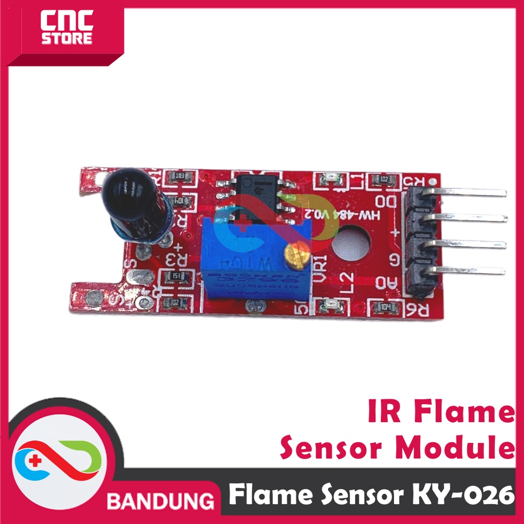 FLAME SENSOR MODULE KY-026 FIRE DETECTION SENSOR MODULE ARDUINO