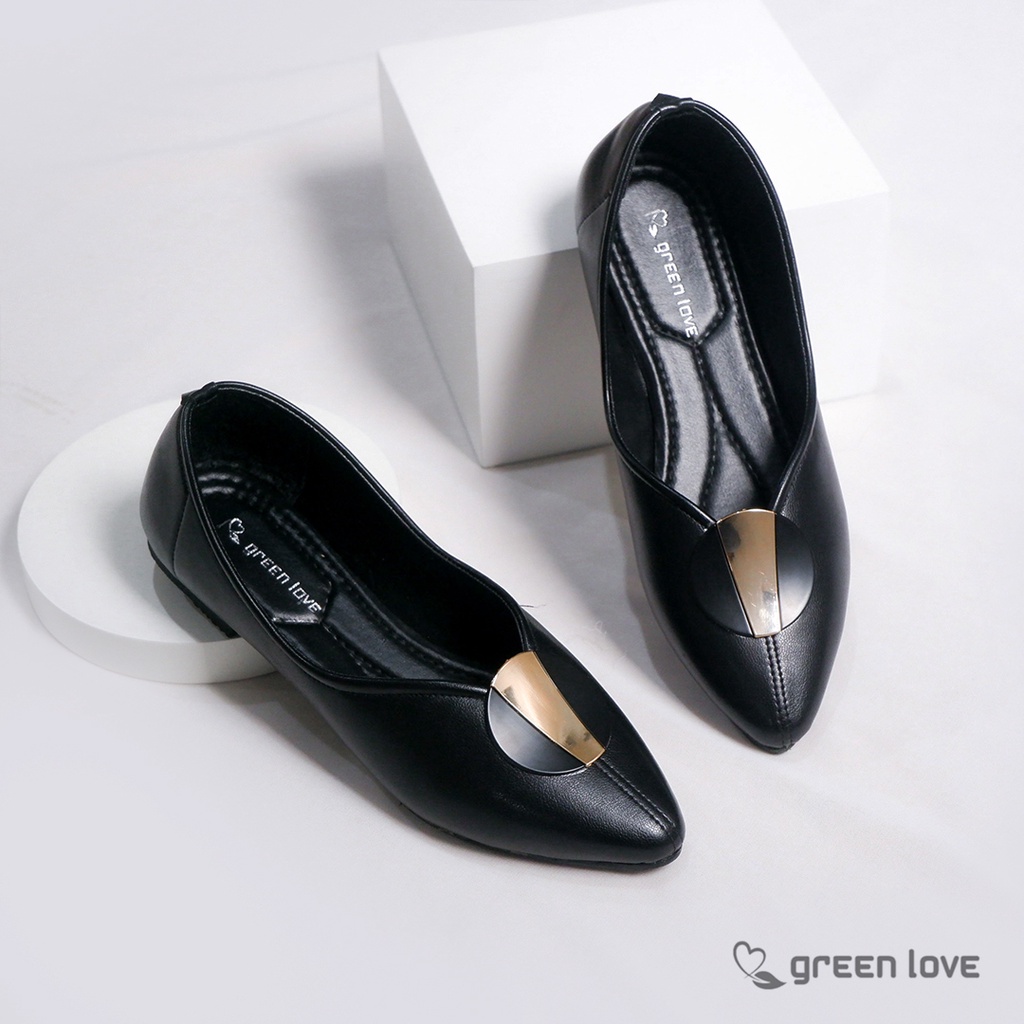 Green Love Sepatu Flat MOONLIGHT