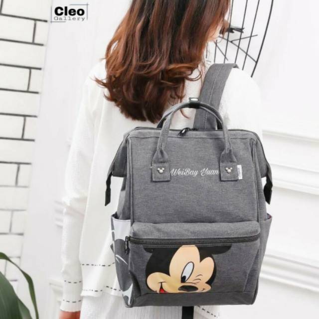 TAS RANSEL MICKEY MOUSE NIQABIS