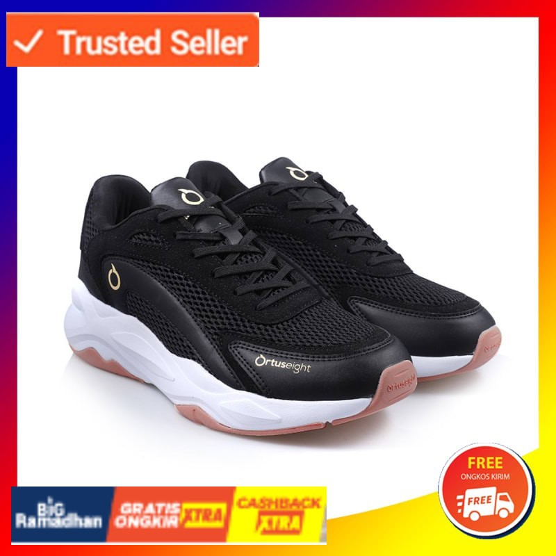 SNEAKERS COWOK HITAM BIRU MISTY  DFSTORE ORTUSEIGHT ABYSSUS ORIGINAL TERMURAH SNEAKERS PRIA