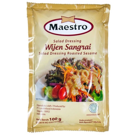 

Maestro Salad Dressing Wijen Sangrai 100gr Roasted Sesame