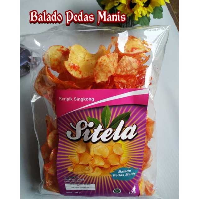 

kripik singkong balado pedas manis