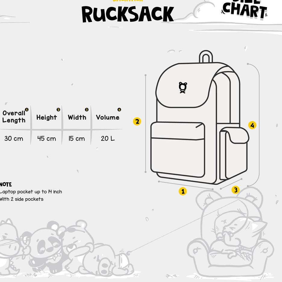 Penjualan Terbanyak.. CRSL Army Gengs Rucksack | Bagpack | Ransel Pria | Ransel Wanita