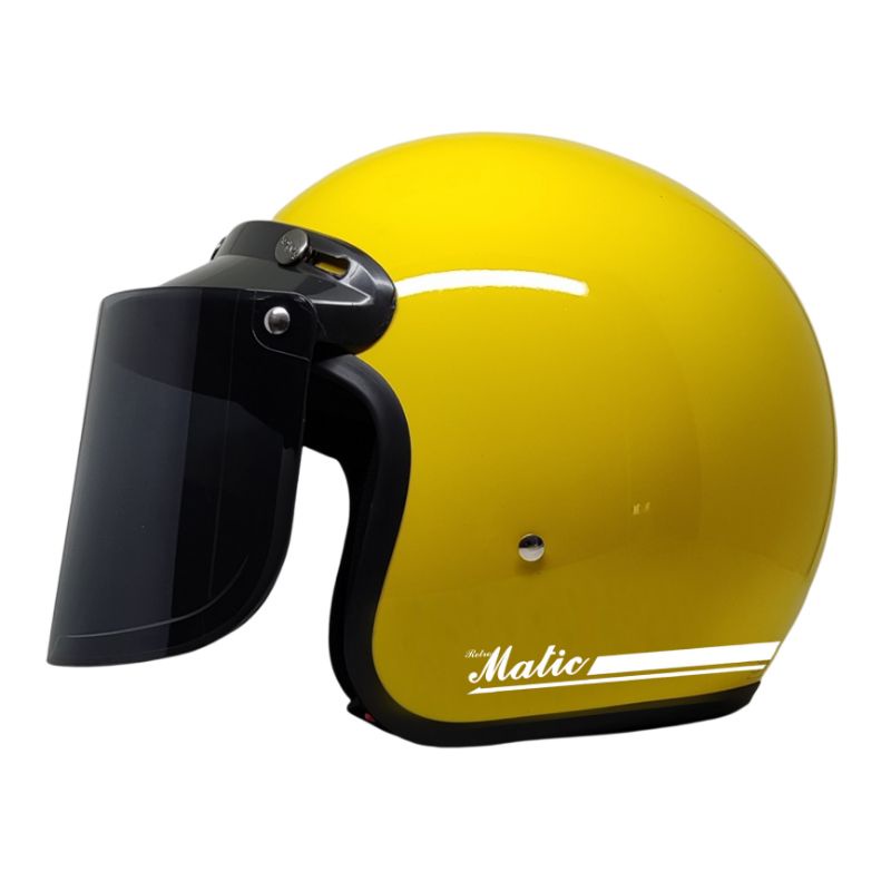 Helm Bogo Retro Matic Full Leher SNI Dewasa