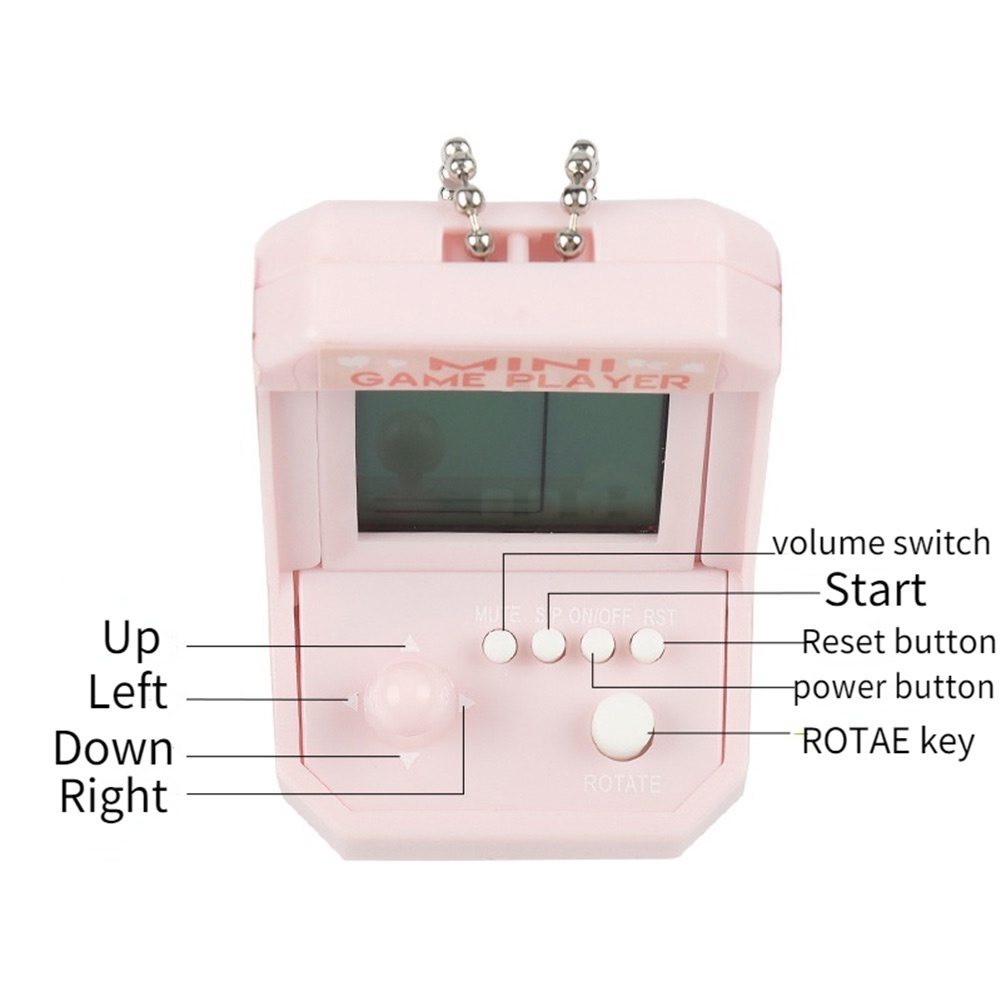 Gantungan Kunci Konsol Game Tetris Mini Klasik Nostalgia