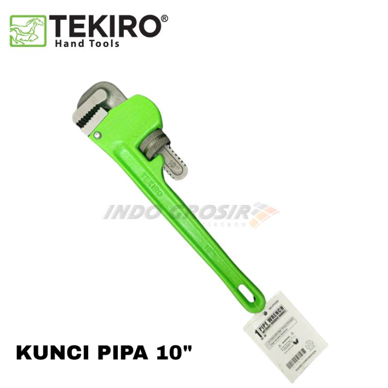 TEKIRO Kunci Pipa 10 Inch Pipe Wrench 10&quot; Alat Pembuka Memasang Pisa
