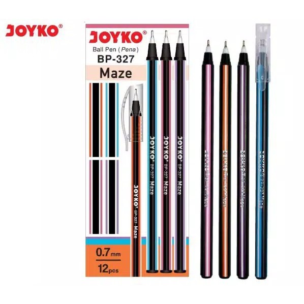 

Pulpen / Bolpoin Joyko Ball Pen Maze BP-327 - 0.7 mm