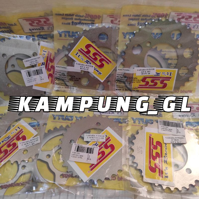 Gear Belakang SSS 415 Jupiter Robot Z1 New Vega ZR 30 31 32 33 36 37 38