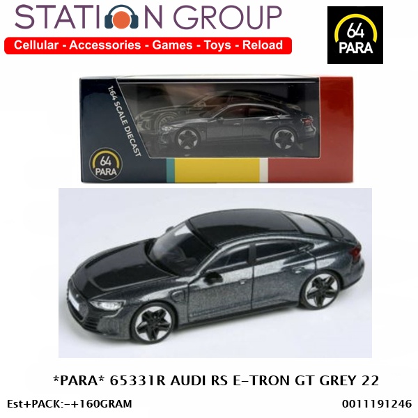 PARA 65331R AUDI RS E-TRON GT GREY 22 - DIECAST