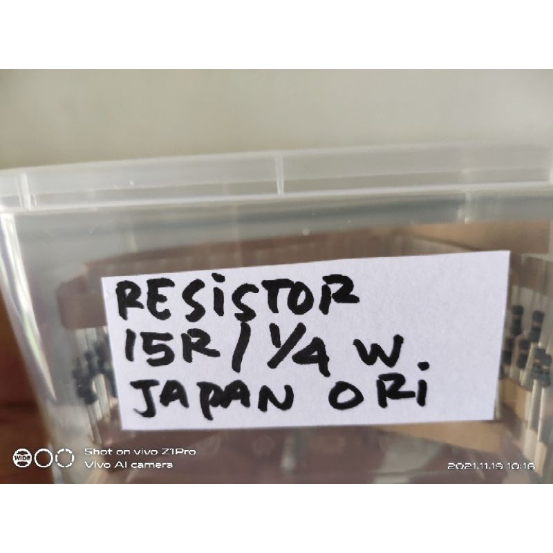 RESISTOR 15R OHM 1/4 WATT ORIGINAL JAPAN