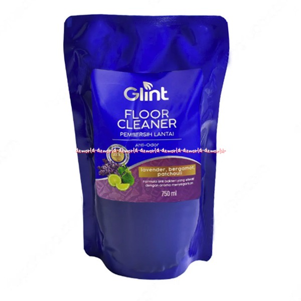 Glint Floor Cleaner 750ml Fragrant Carbolic Pembersih Lantai Karbol wangi Lavender Lemongrass Pine Pinus Bergamot Glin Isi Ulang Pouch