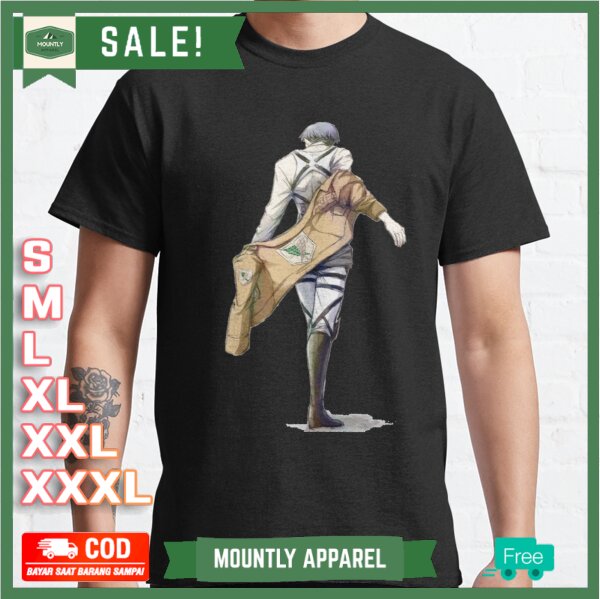 Kaos Baju AoT Eren Yaeger wallpapers T-Shirt Premium