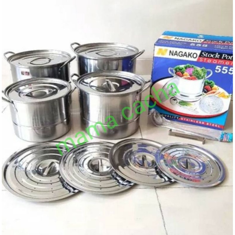 Panci set steamer nagako 555