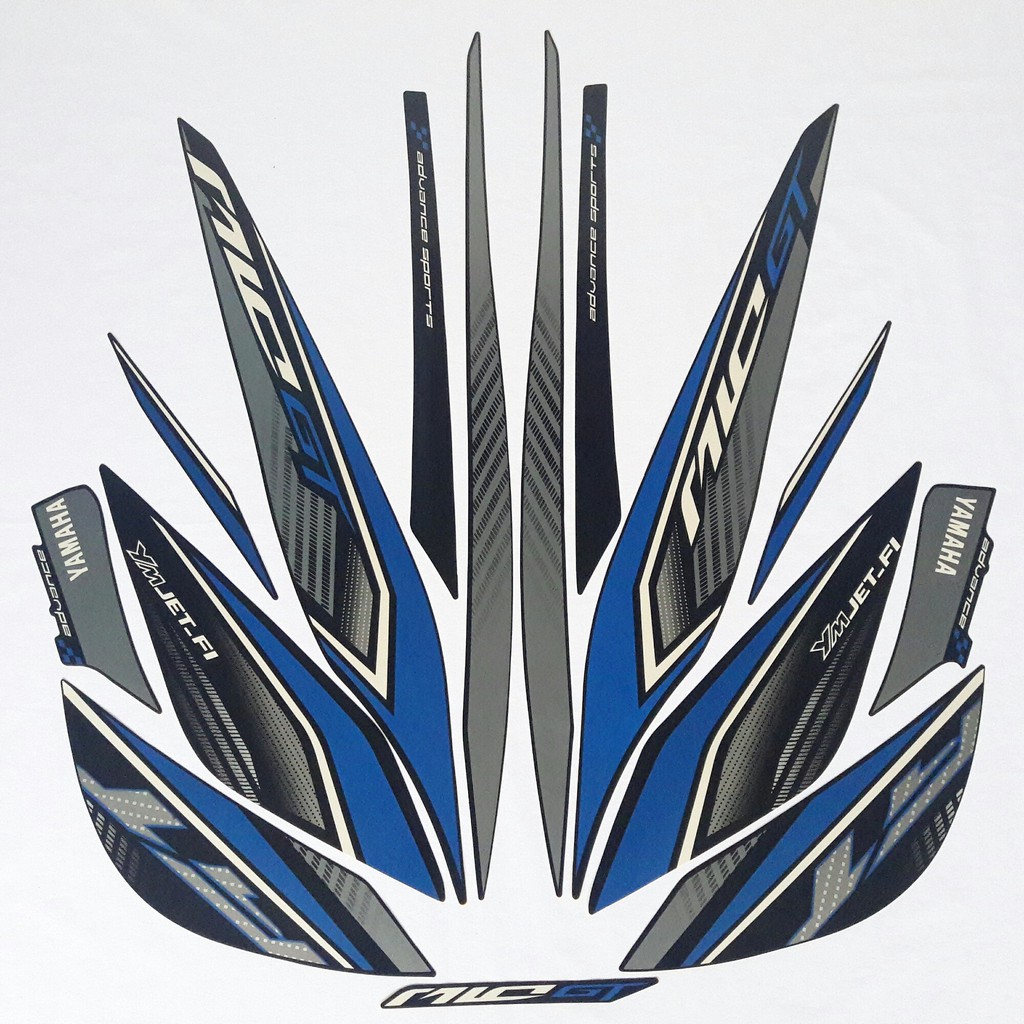 Stiker Motor Striping Motor Yamaha Mio Gt 2013 Shopee Indonesia