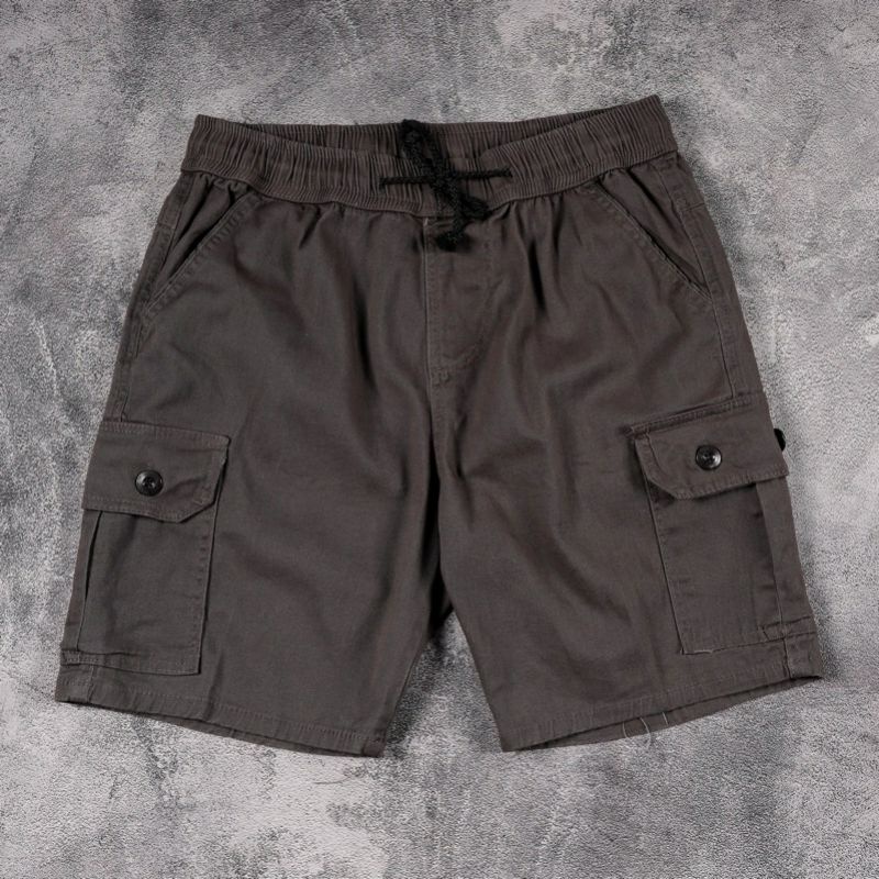 TERBARU Celana pendek cargo Broadshort pria pinggang kolor kualitas distro 100% Real picture