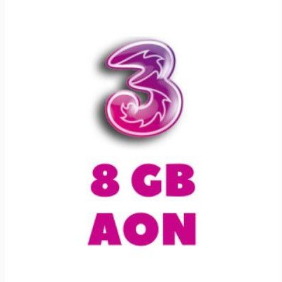 paket internet tri kuota tri 8GB aon