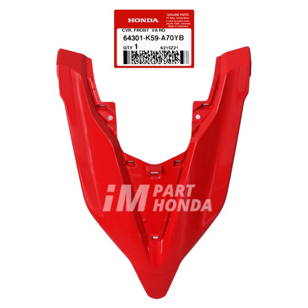 64301-K59-A70YB Cover Front Tameng Lampu Depan Vario 125 150 LED 2020 - 2021 Merah Va Rd