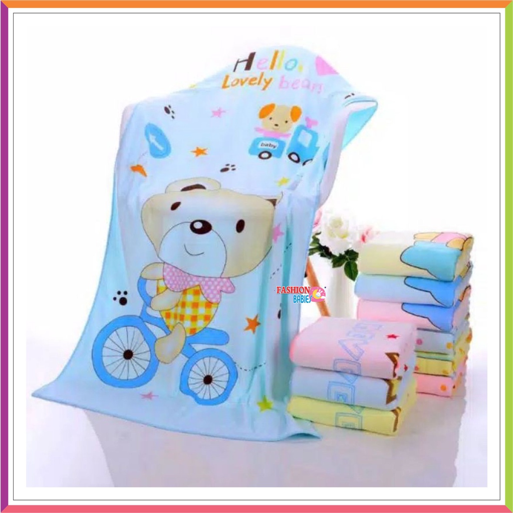 HANDUK MICROFIBER 50X100 WARNA PASTEL / HANDUK BAYI