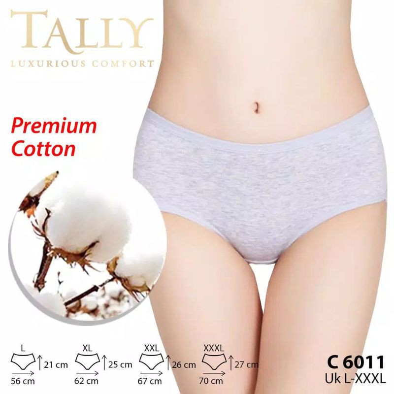 TALLY CD Wanita Premium Cotton 6011 MODAL Anti Selip