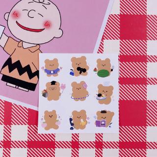 Stiker Kartun Beruang Gaya Korea untuk Scrapbook Shopee Stiker Kartun Beruang Gaya Korea untuk Scrapbook Shopee