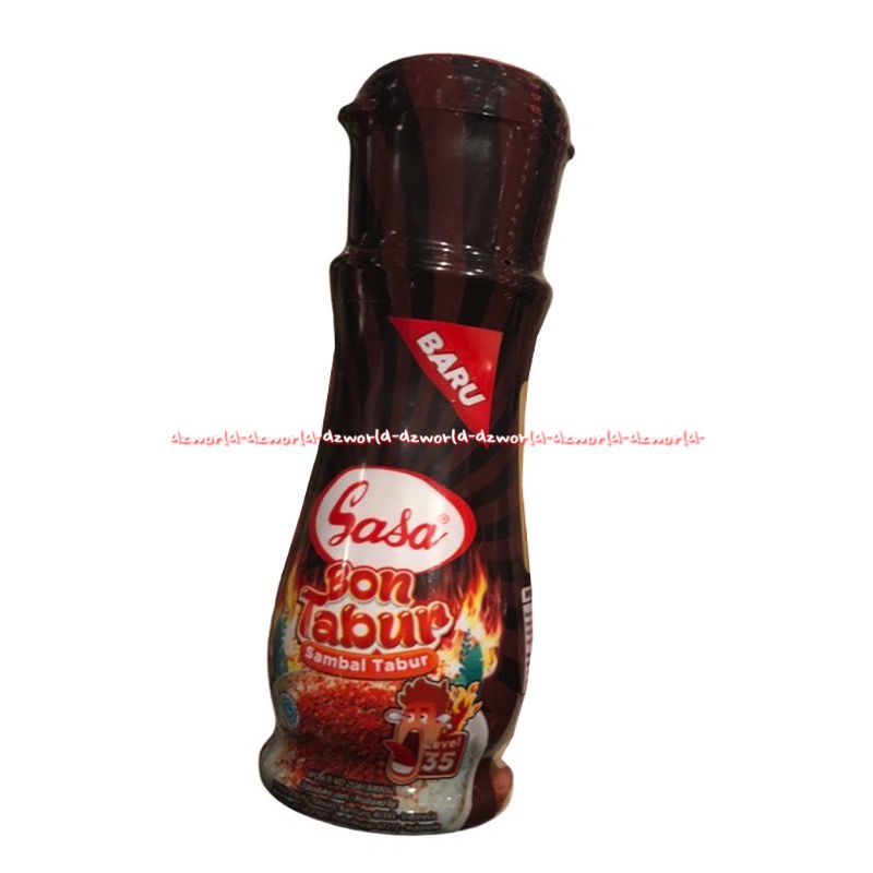 Sasa Bon Tabur Sambal Tabur Level 35 Cabe Bubuk Botol Praktis 40gr Sha Sha Chilli Powder Hot Spicy