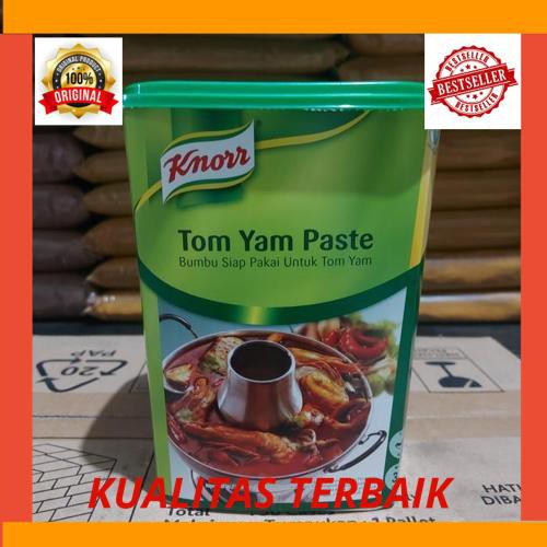 

New knorr tom yam paste 1.5 kg bumbu siap pakai utk tom yam