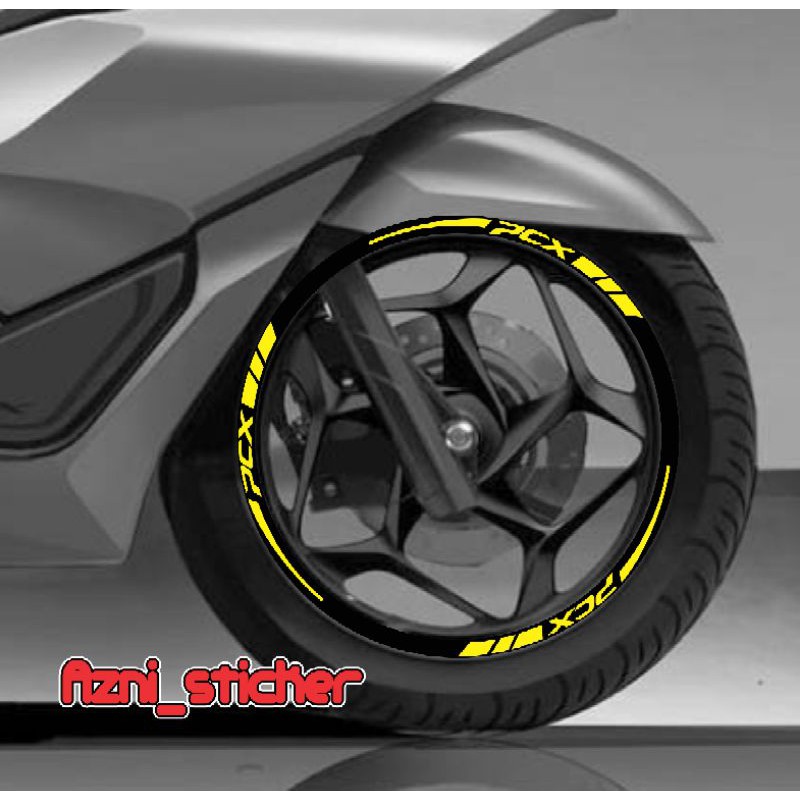 Stiker pcx 160 Stiker motor Sticker velg Sticker velk lis velg pcx 160