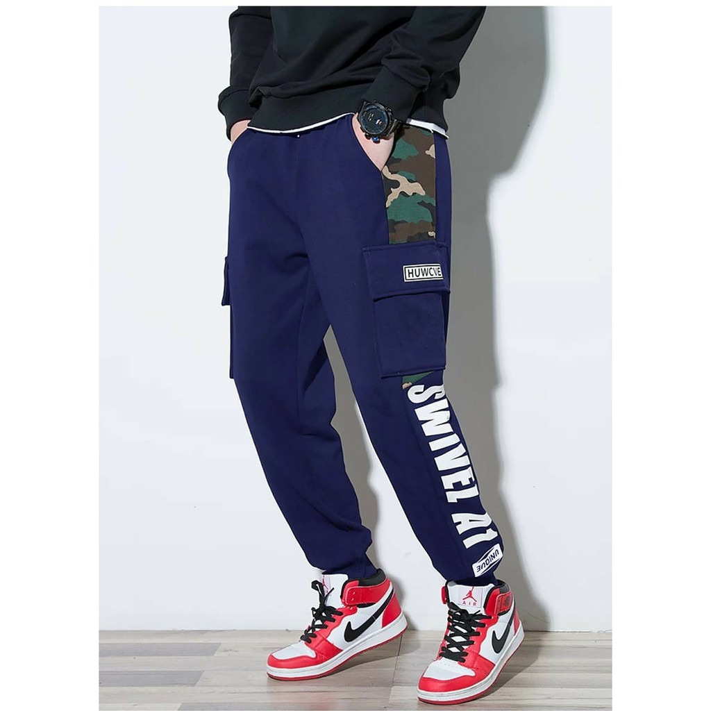 COD - ARPIOS SHOP - Jogger HUWCE - Celana Panjang Unisex // Celana Jogger Pria Wanita model Terbaru