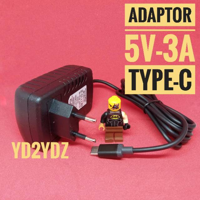 adaptor power supply 5v3a type-c usb type c raspberry 4 rpi 4b 5v 3a charger tipe 3ampere 15w dc