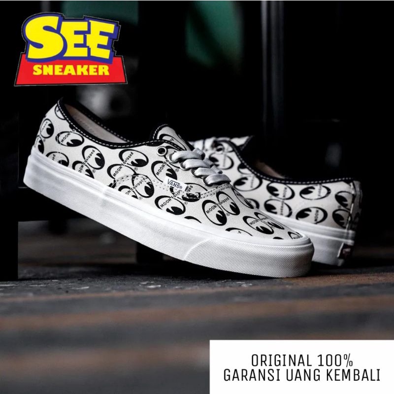 VANS X MOONEYES AUTHENTIC 44dx ANAHEIM WHITE ORIGINAL