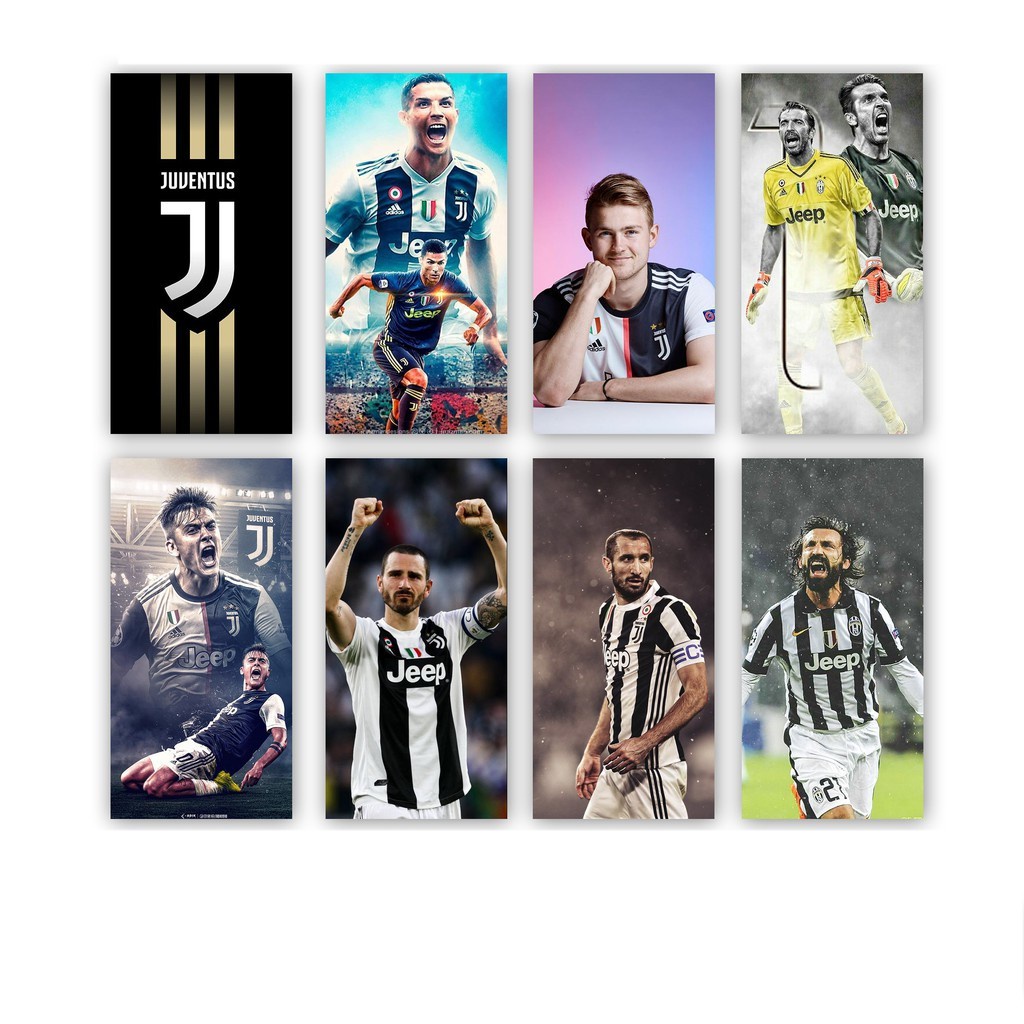 Ukuran (18x30cm) pajangan Dekorasi ruang Rumah Poster KLUB JUVENTUS Pajangan Hiasan Kamar Wall Decor JV- Hiasan Dinding