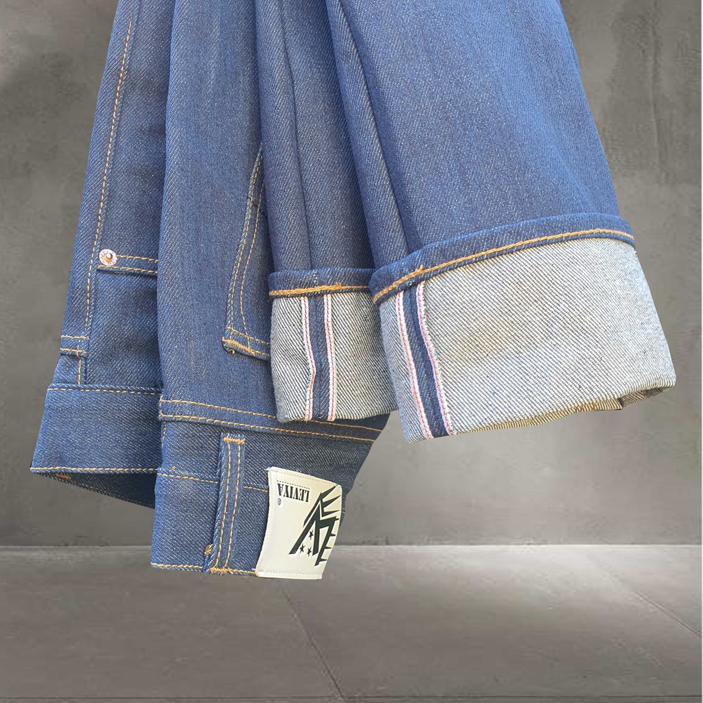 Celana Panjang Selvedge Denim Pria Straight Original Leviya - Leeza Jeans