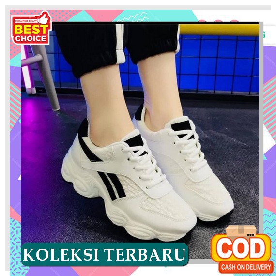 Sepatu Sneakers Sneaker Kets Wanita Cewek Olahraga Import Casual Korea Sneakers Pria - Sepatu Pria -