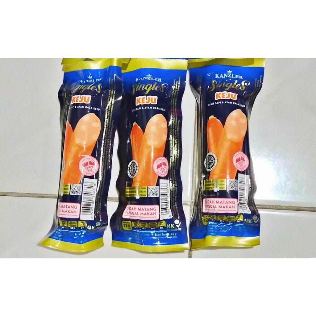 

Kanzler Sosis Keju Paket 3 Pcs