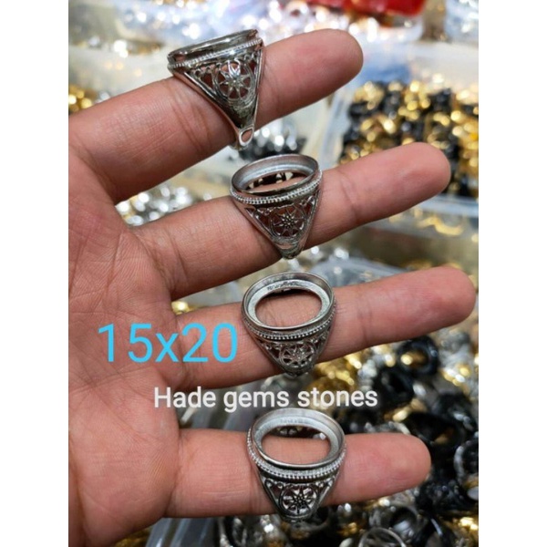 ring emban titanium super kualitas 15x20