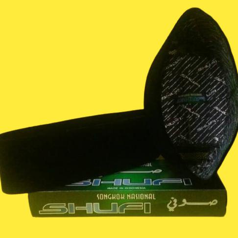 Star Seller Peci Hitam Ukuran 11 Dan 12 Peci Hitam Polos Ac Ukuran Besar - Merk Shufi, No 12