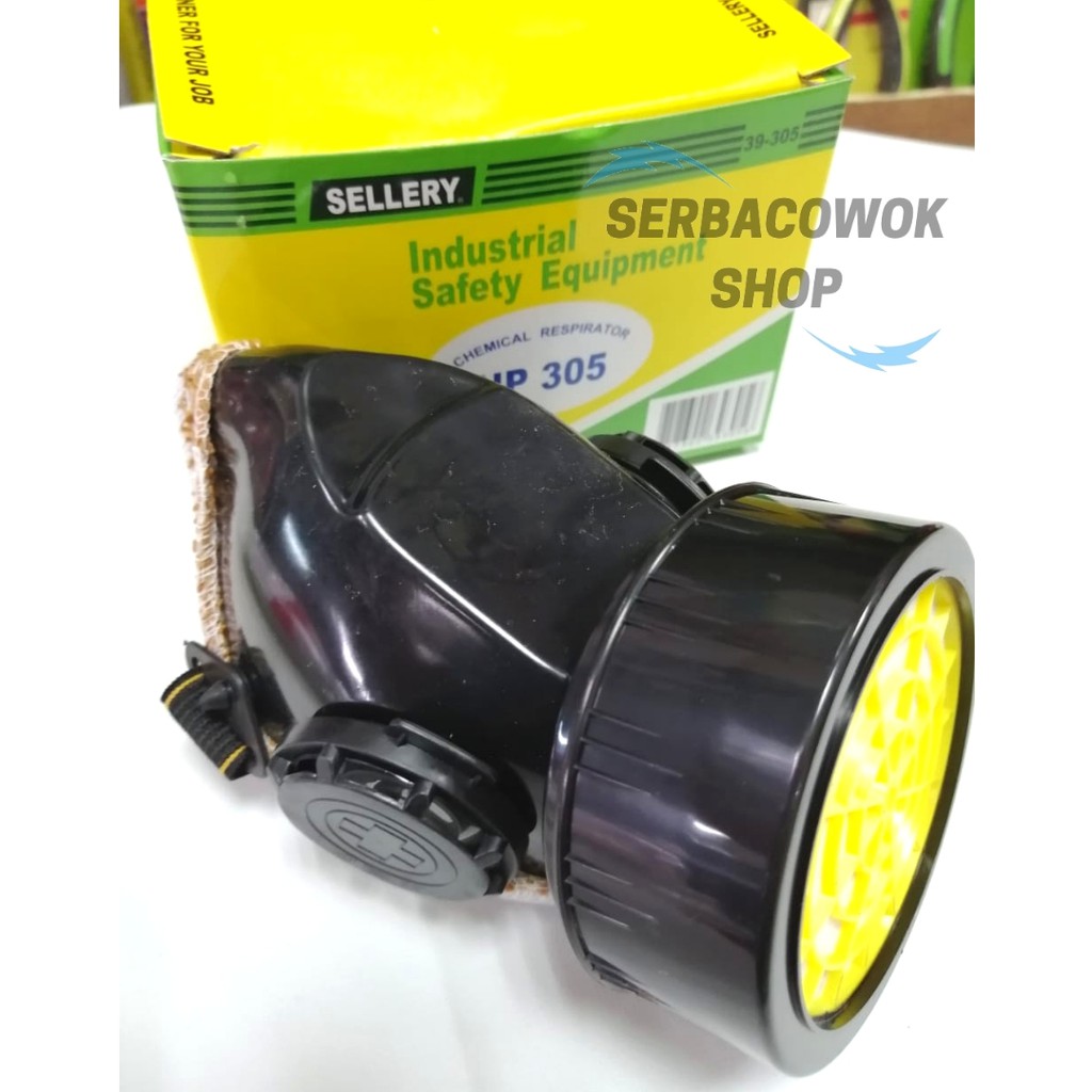 Masker Pelindung Filter Engkel Respirator + Cartridge Sellery 39-305