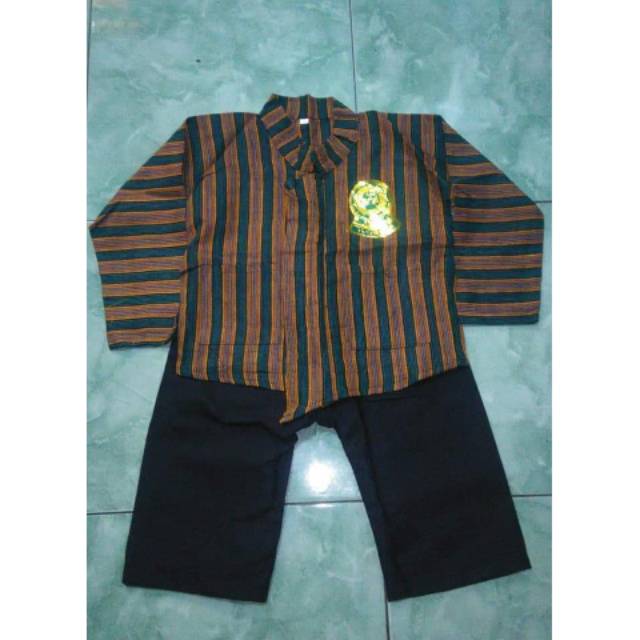 Surjan Lurik Anak Hijau