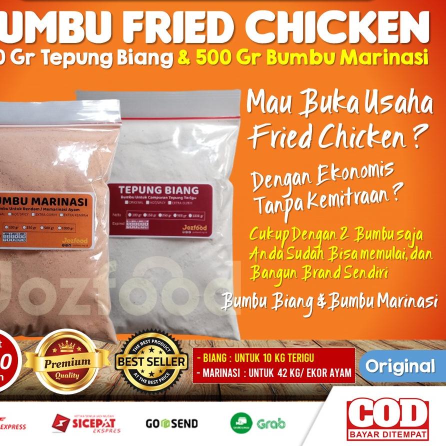 

✨10.10✨ COD Bumbu Marinasi Ayam Kentucky paket usaha ayam geprek 1 kg buruan