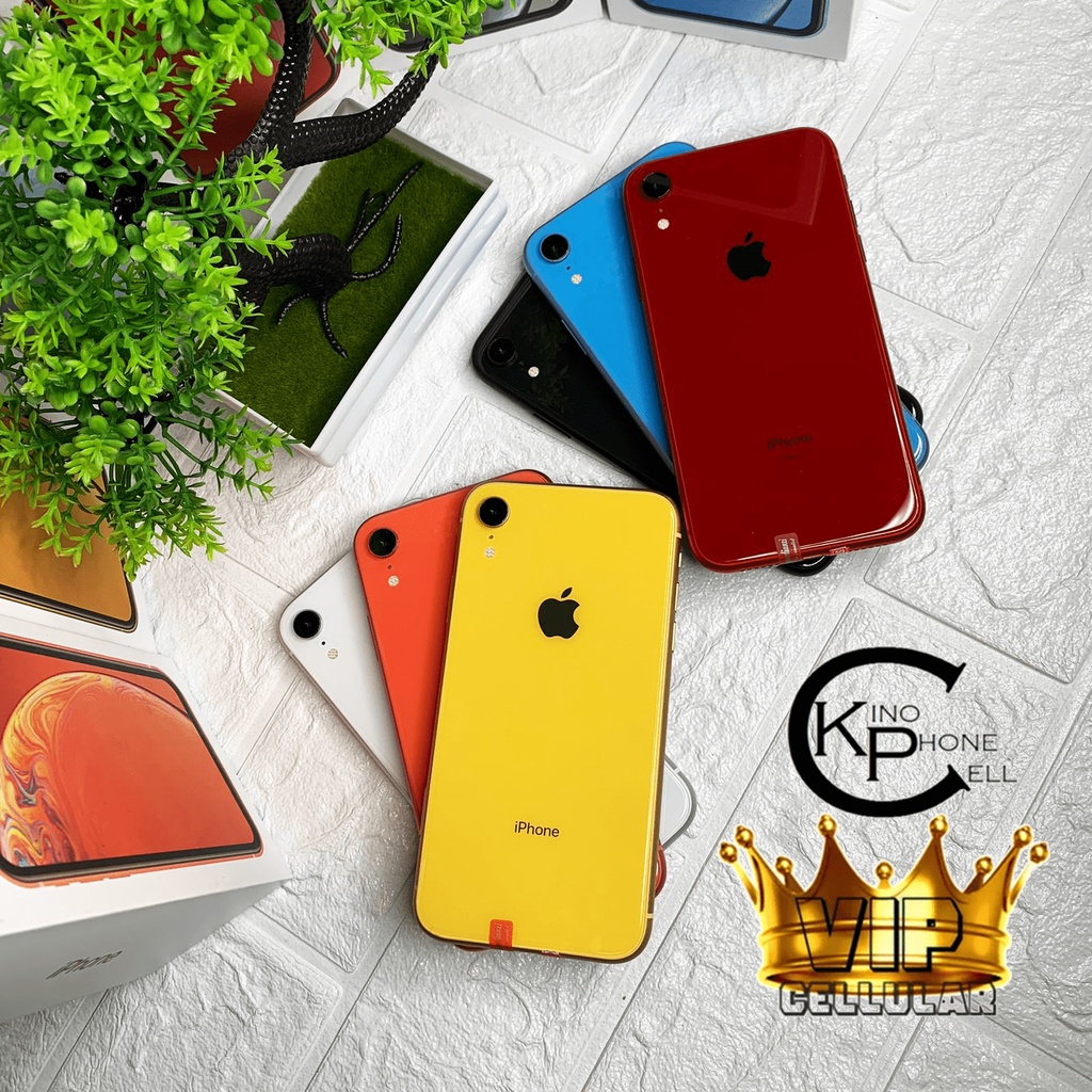 iPhone XR 256GB/128GB/64GB BEKAS ORIGINAL 100% | MULUS NORMAL FULLSET Kondisi Perfect 64-128-256