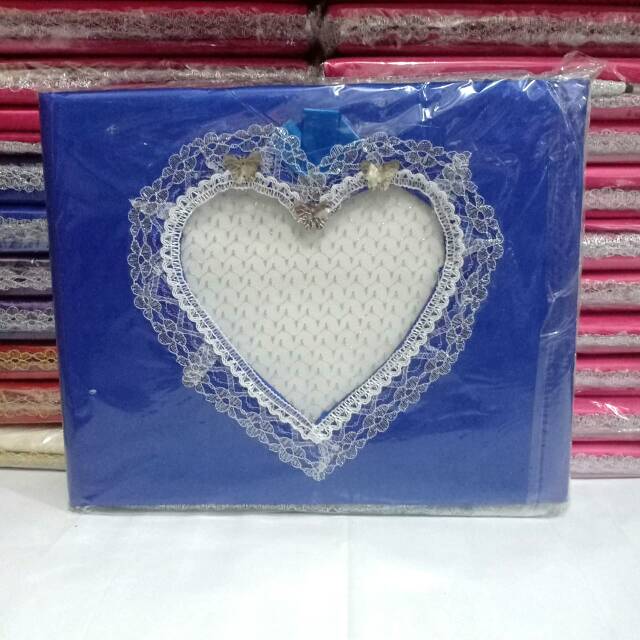 

Souvenir Buku Tamu Renda Biru Dongker ( isi 2 )