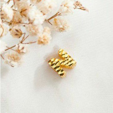 Liontin kalung Huruf Insial Nama Abjad Alfabet bisa sebagai hadiah Eksklusif Gold Toko Emas asli